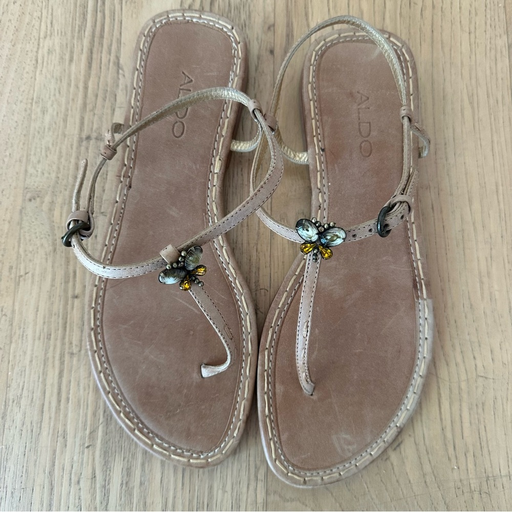 ALDO Butterfly Jewel T-Strap Sandals